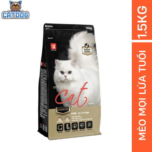 [ 1.5KG ] - Thức ăn hạt cho mèo mọi lứa tuổi Cat's eye , Combo/Mix, Cateyes nhập khẩu Hàn Quốc