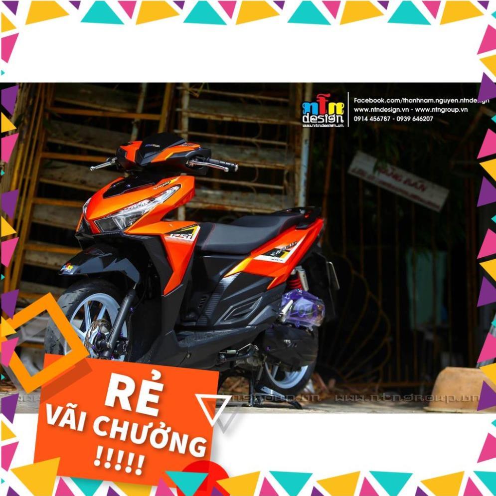 Tem Rời Vario Mẫu Cam Đen Vàng
