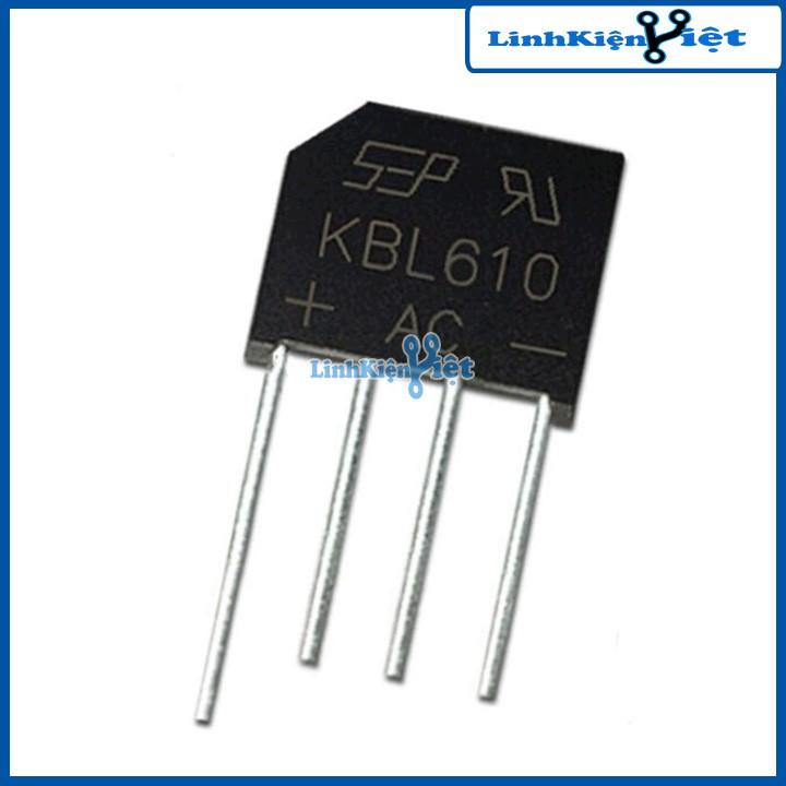 DIODE CẦU 6A KBL610