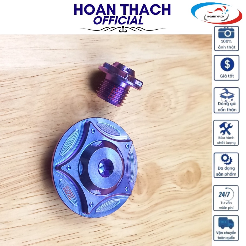 Bộ Ốc Mâm Lửa Gr5 Titan Tím dùng cho dòng xe máy SP001154