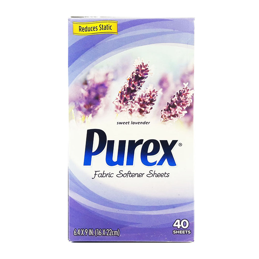 GIẤY THƠM QUẦN ÁO LAVENDER PUREX MỸ 40 TỜ,NHẬP KHẨU 100% TỪ MỸ,HƯƠNG THƠM DỊU NHẸ KÉO DÀI,XUA ĐUỔI CÔN TRÙNG