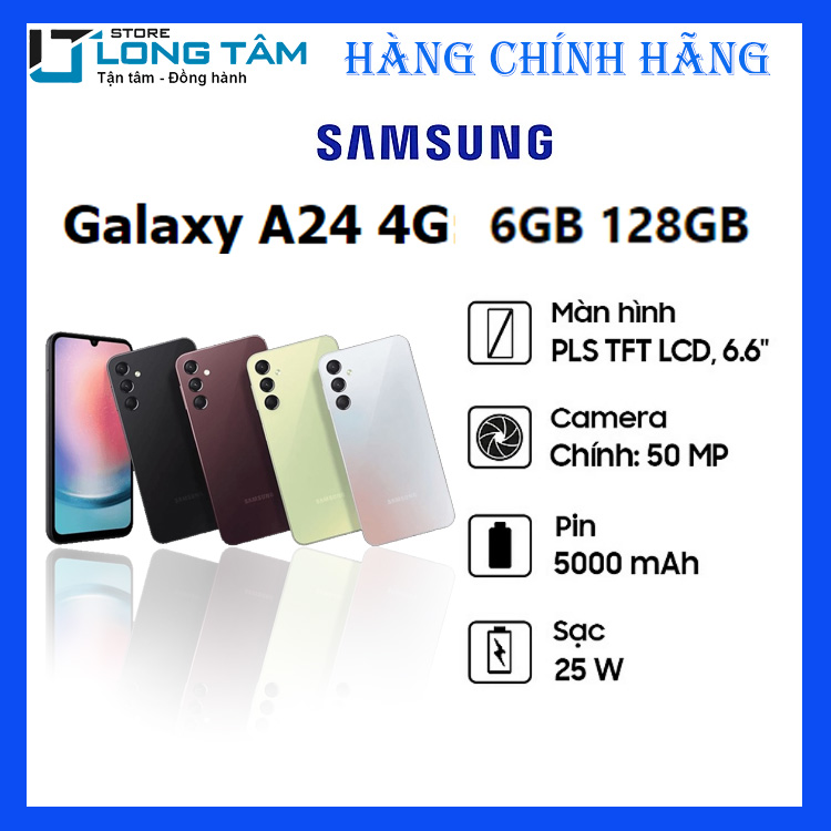 Hình ảnh Điện thoại di động Samsung A24 (6G/128G) - Hàng chính hãng - Đã kích hoạt bảo hành điện tử