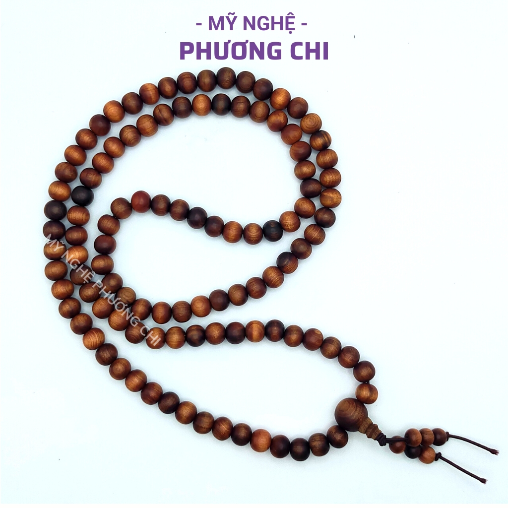Vòng Đeo Tay Chuỗi Tràng 108 Hạt Gỗ Thơm - Vòng Tay Phong Thủy | Mỹ Nghệ Phương Chi