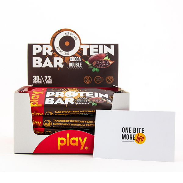 Hộp 12 Thanh Protein PLAY Vị Cacao 