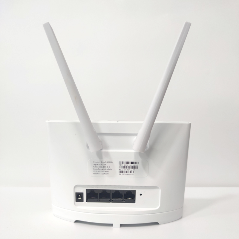 Phát wifi từ sim 4G LTE CPE RS980+ tích hợp 4 cổng WAN/LAN - dùng nguồn trực tiếp 12V hoặc 5V (trắng) HÀNG NHẬP KHẨU