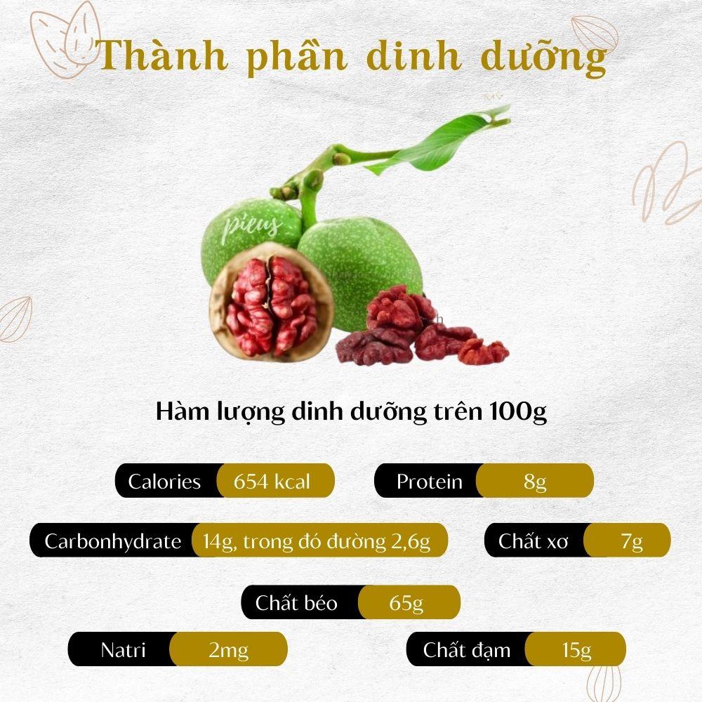 [500GR] Hạt óc chó đỏ CAO FOOD nhập khẩu chính ngạch từ Mỹ siêu dinh dưỡng và tốt cho sức khỏe