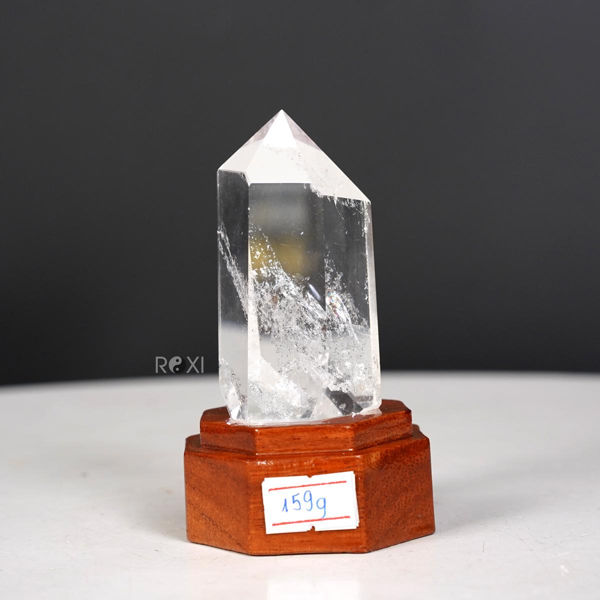 Trụ Đá Thạch Anh trắng size nhỏ 159gam