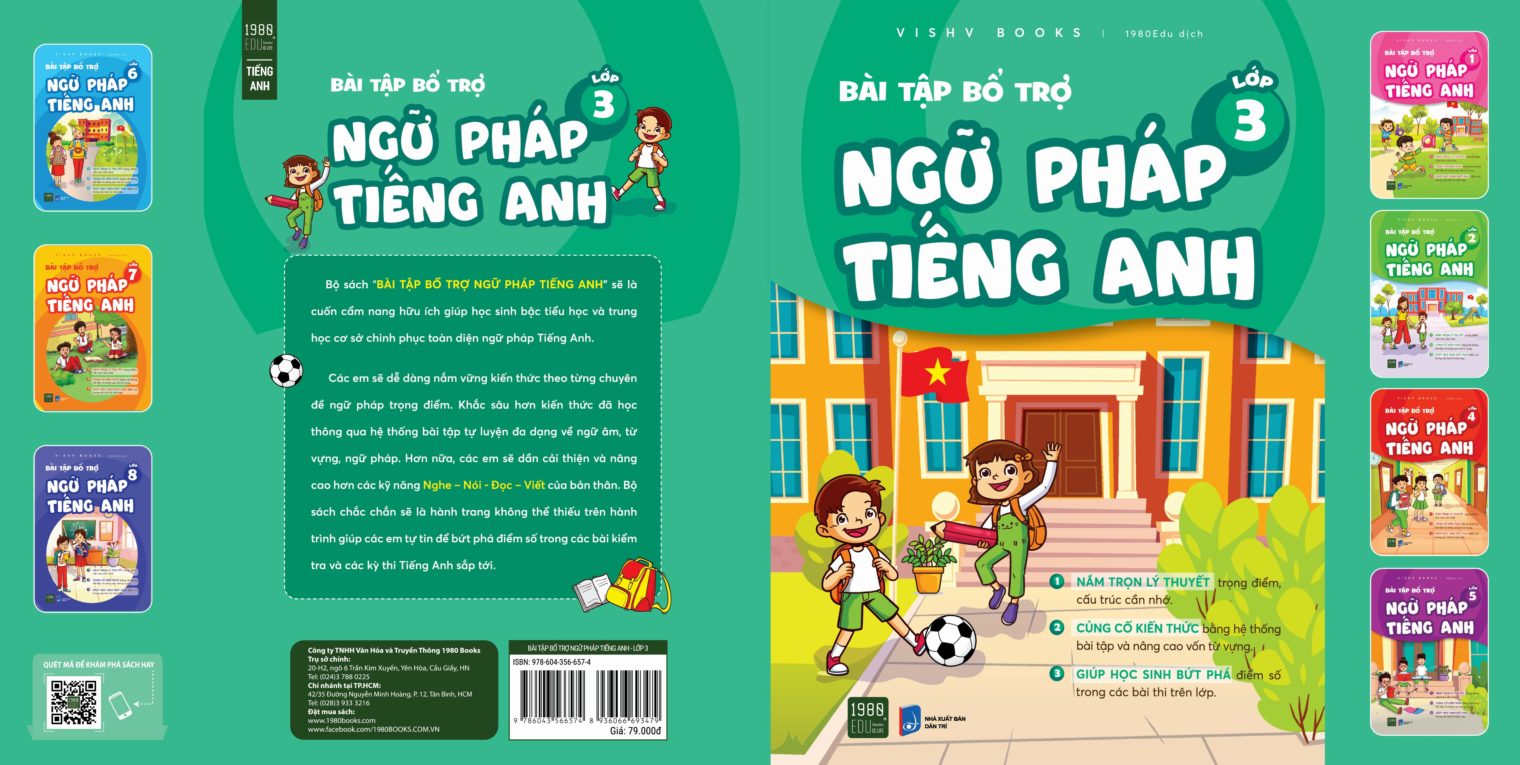 Bài tập bổ trợ ngữ pháp Tiếng Anh lớp 3