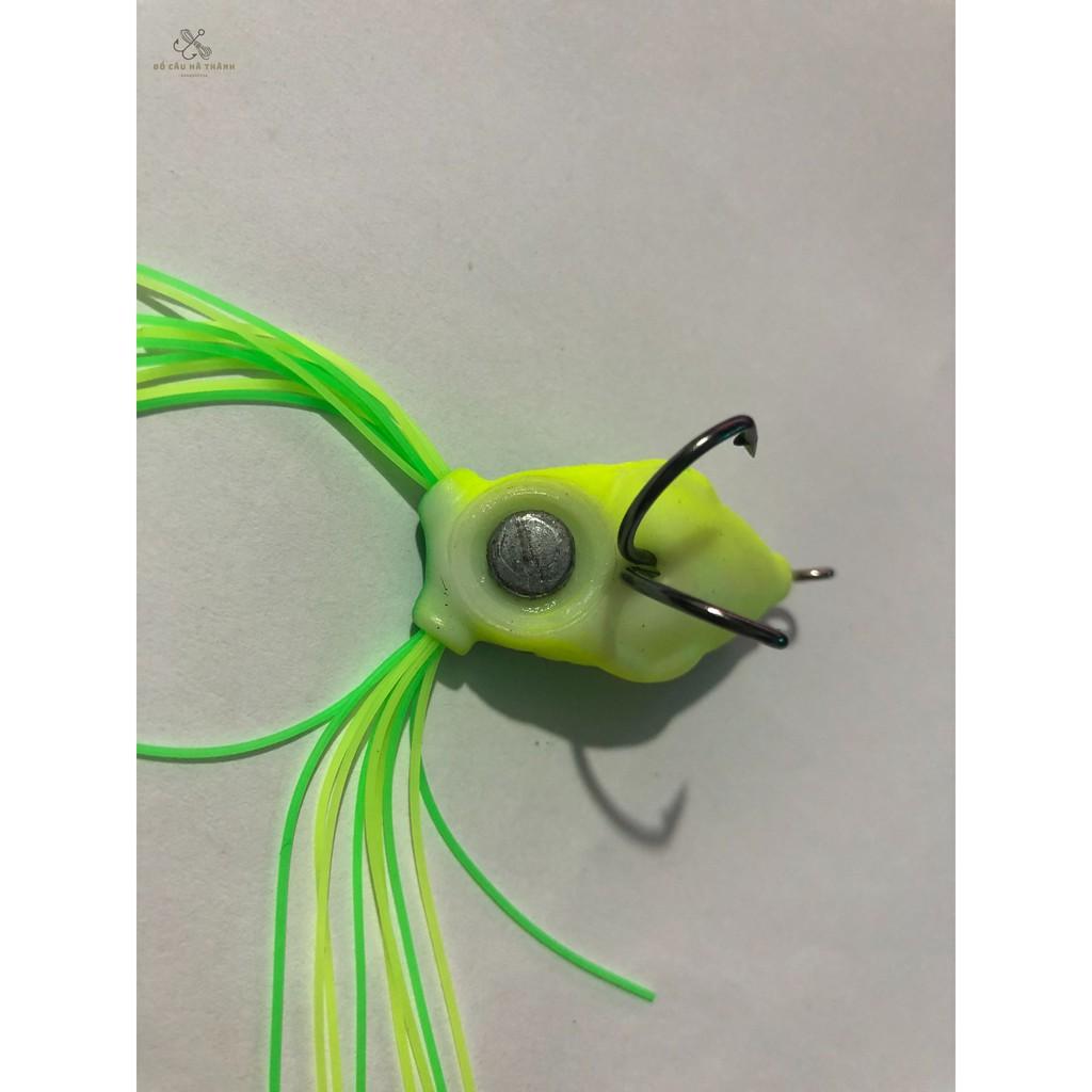 Mồi ếch câu cá giả, mồi câu ếch mềm 60mm 14g