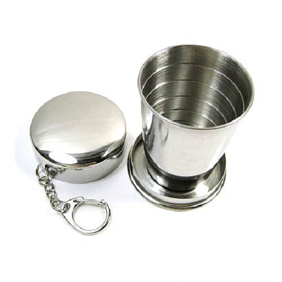 Cốc gấp gọn inox bền đẹp vệ sinh