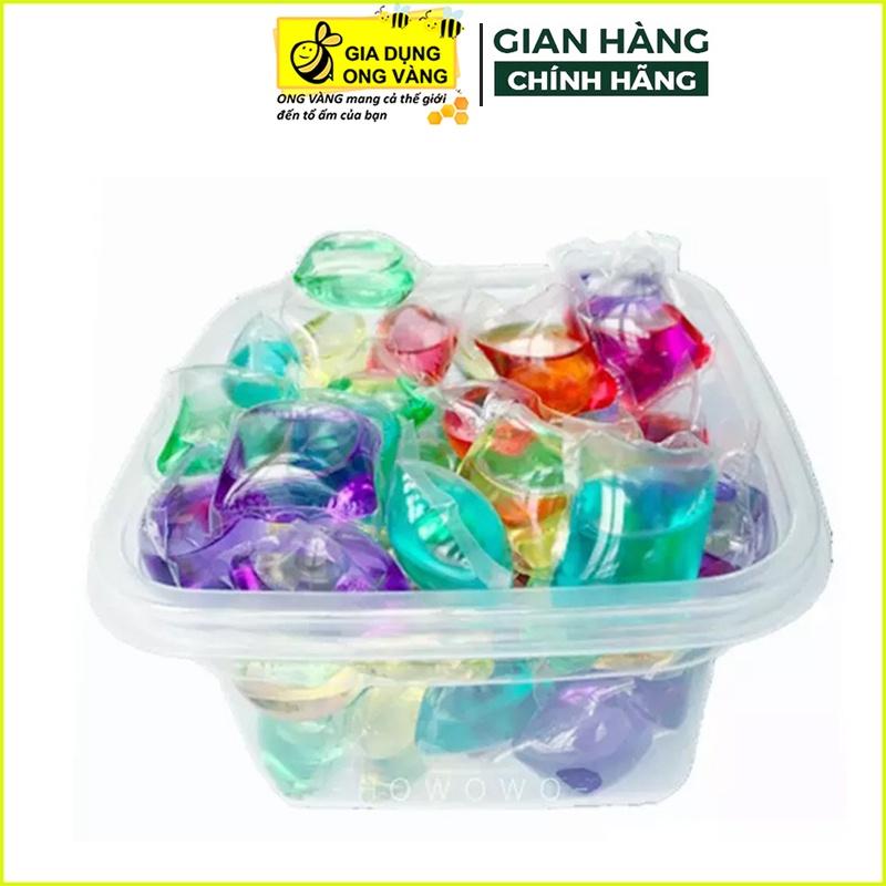 Hộp 30 Viên Xả Quần Áo Hàng Nội Địa Trung, Siêu Sạch, Loại Bỏ Tất Cả Các Vết Bẩn Kho Tan