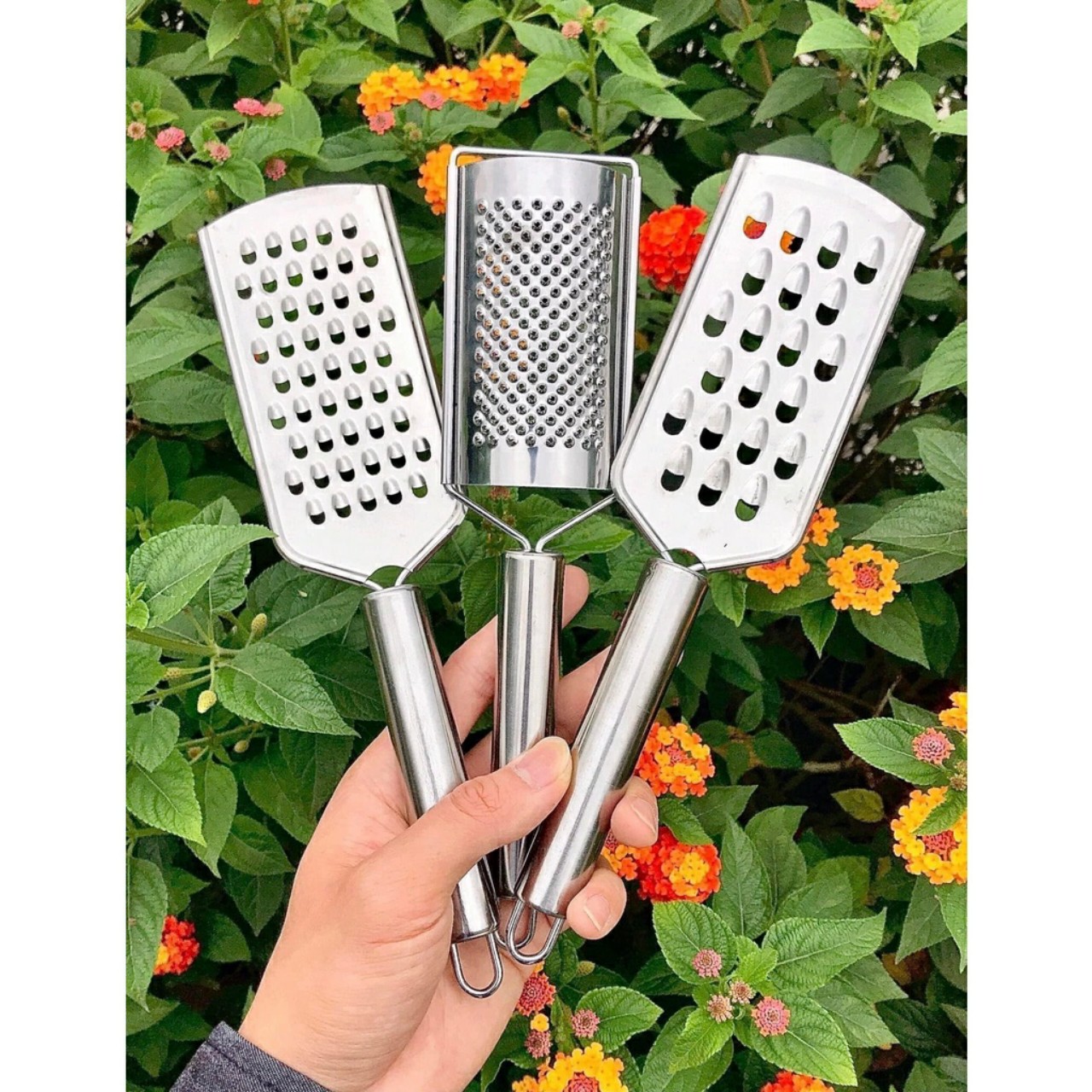 Set 3 Nạo Sợi Rau Củ, Bào Phô Mai Bằng Inox Không Gỉ Siêu Tiện Dụng Cho Cả Gia Đình - HÀNG CHÍNH HÃNG MINIIN