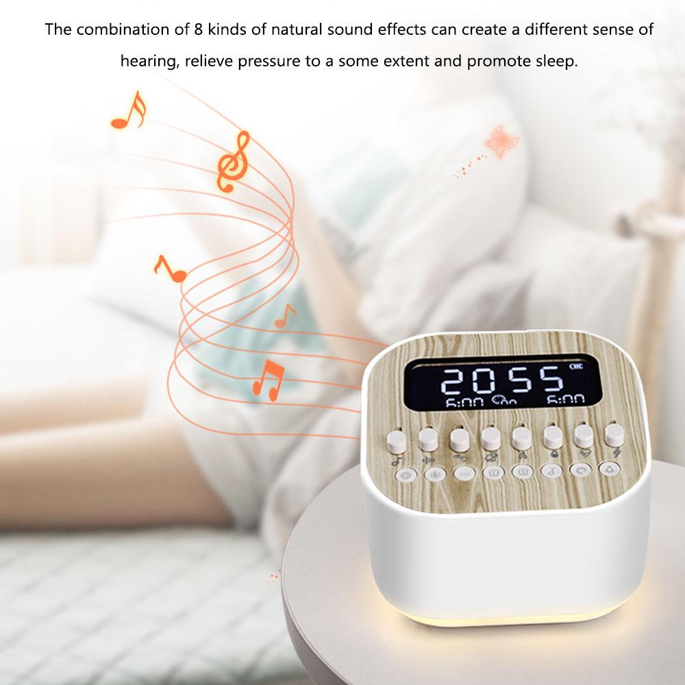 Đồng hồ báo thức điện tử thông minh có phát nhạc, thư giãn