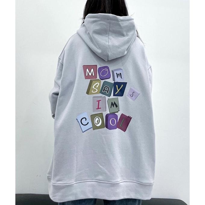 ♞▩☒Áo Hoodie Canva Xám trắng