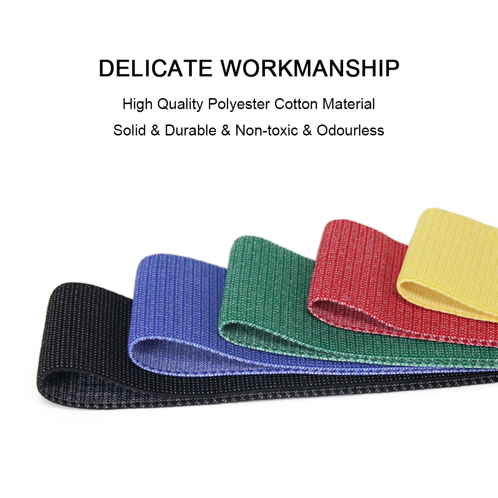 5 dây đai kháng lực đàn hồi với túi đưng dây rút dành cho tập yoga thể hình