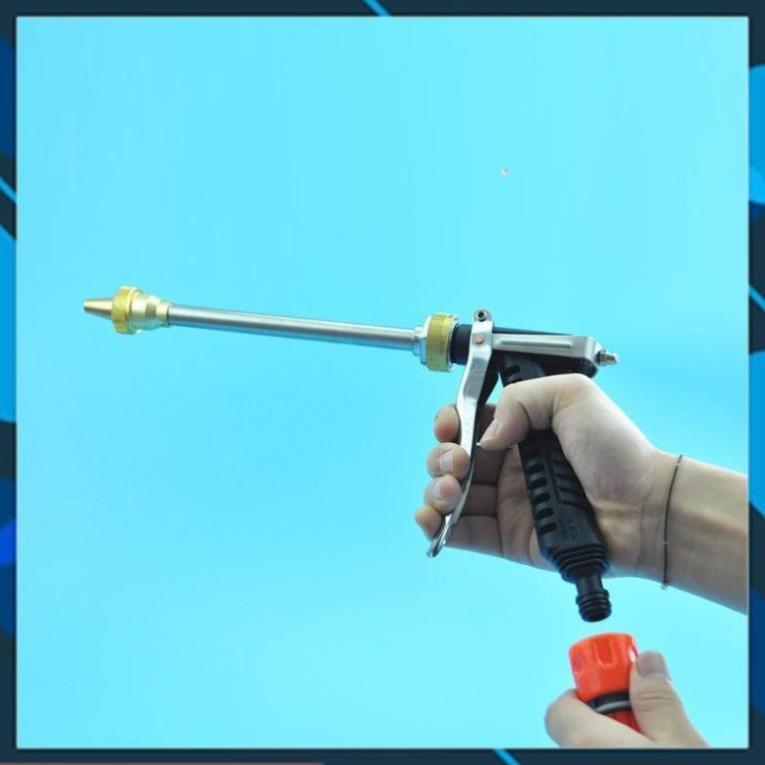 Bộ máy bơm nước cao áp rửa xe ô tô mini thông minh TL 509 tặng găng tay lau rửa xe