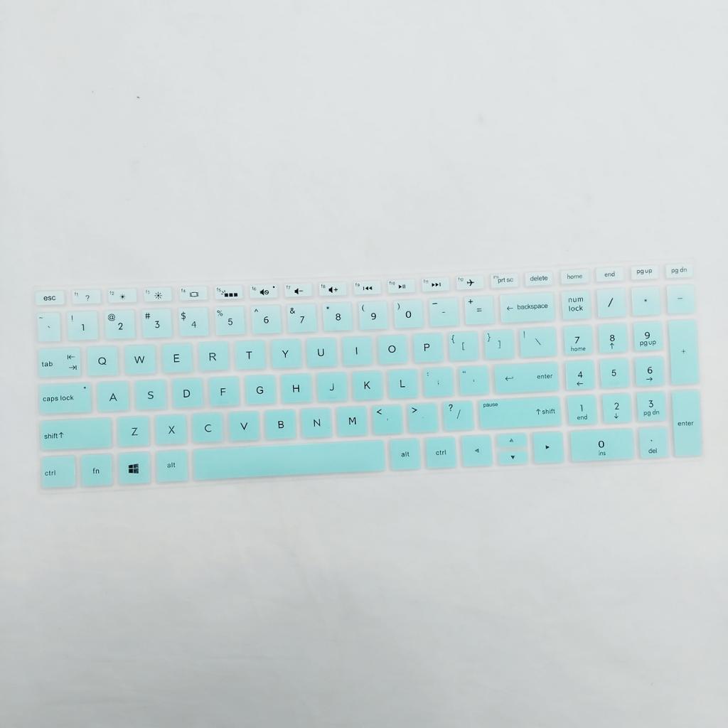 Laptop Soft Silicone Keyboard Skin Cover for 15.6 "BF Clear Pink \ U0026 Green