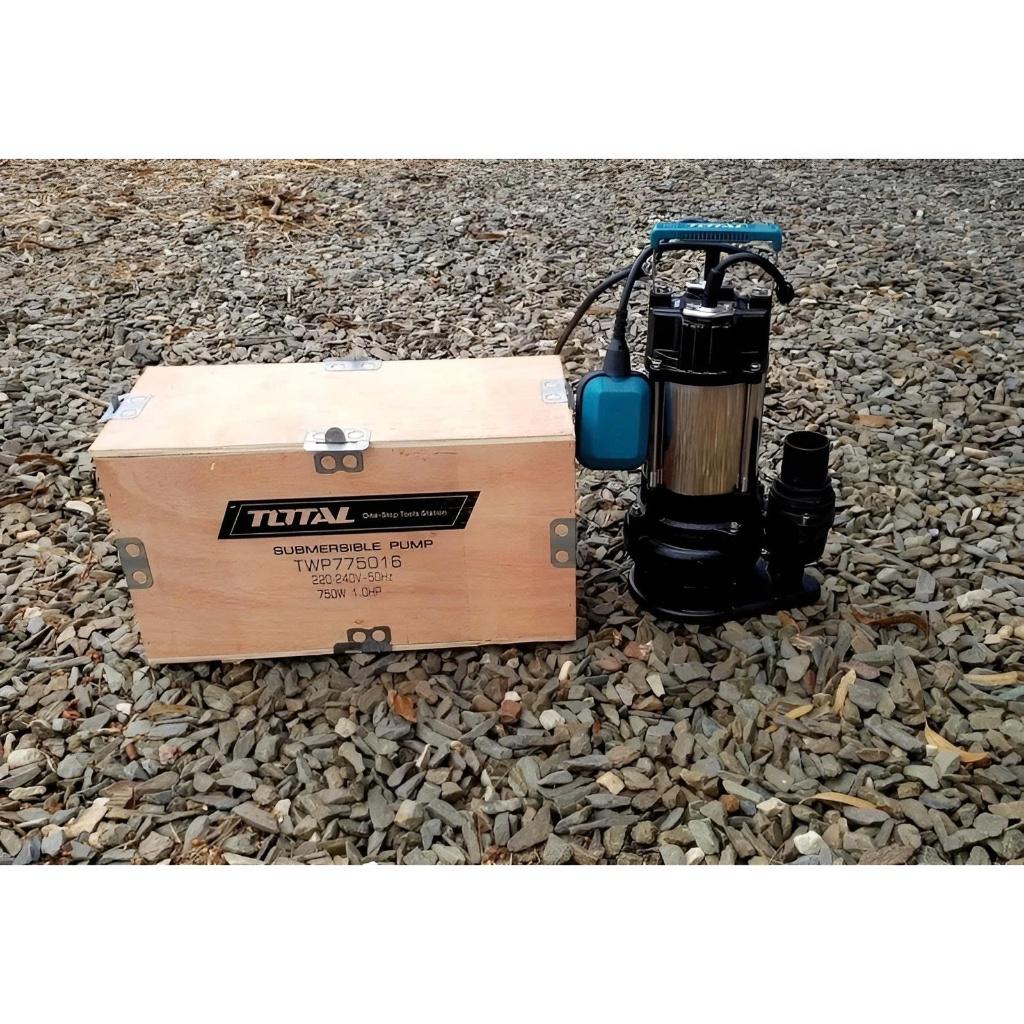 MÁY BƠM CHÌM NƯỚC THẢI BH 3 THÁNG 750W TOTAL TWP775016 - HÀNG CHÍNH HÃNG
