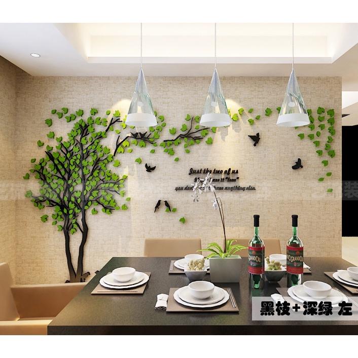 Decal 3D trang trí tường nhà cửa Home Decor Bedroom Living Room Wallstickers