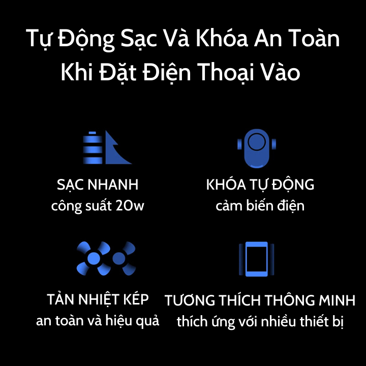 Đế Sạc Nhanh Không Dây Sothing Xiaomi 30W WCJ02ZM Kiêm Giá Để Điện Thoại Trên Ô Tô, Tương Thích Mọi Loại Xe- Hàng Chính Hãng