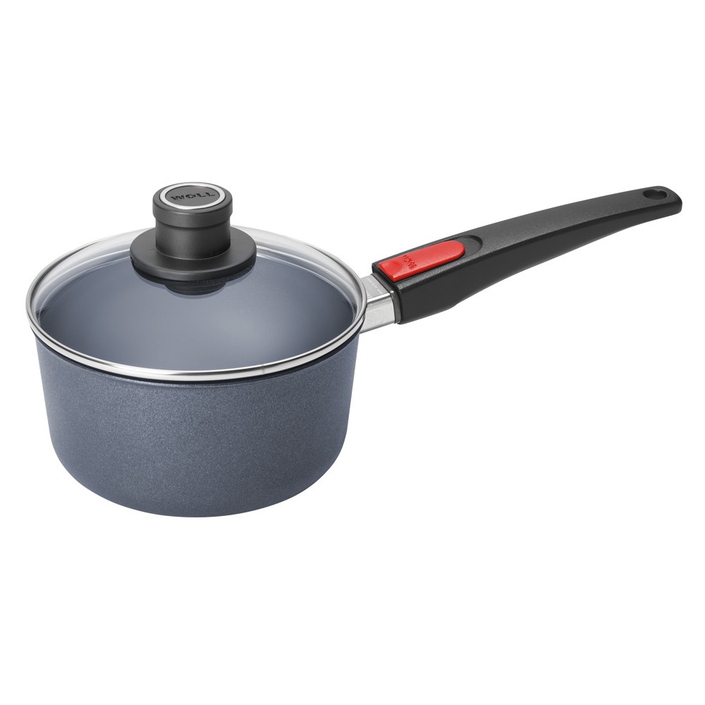 Quánh Woll Diamond Lite Saucepans 18 cm có nắp và tay cầm có thể tháo rời Hàng Chính Hãng