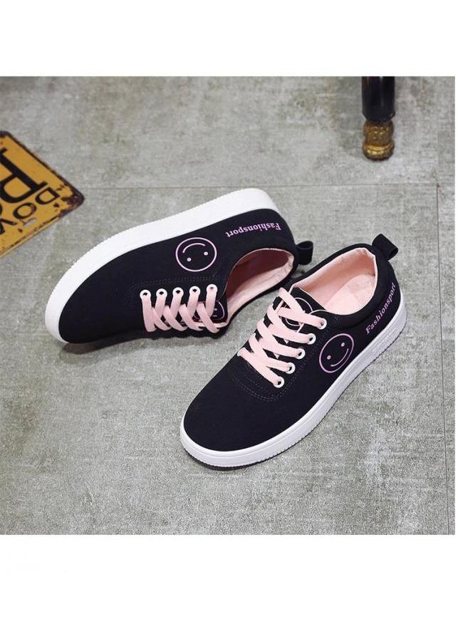 Giày Sneaker Thời Trang Nữ YAMET shop SN 55B29P Đen Phối Hồng