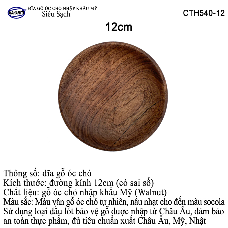 Đĩa Khay Gỗ Óc Chó hàng Xuất Khẩu - đựng đồ ăn/trang trí - đĩa bánh mì/trái cây/ bít tết/ pizza/ phụ kiện chụp ảnh, bày món ăn trong nhà hàng - Sang trọng trên bàn ăn