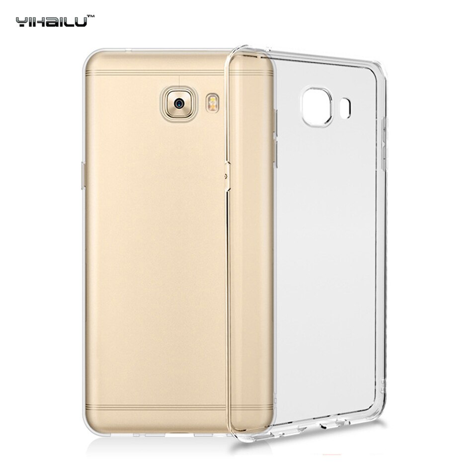 Ốp lưng silicon dẻo trong suốt Loại A cao cấp cho Samsung Galaxy C9 Pro