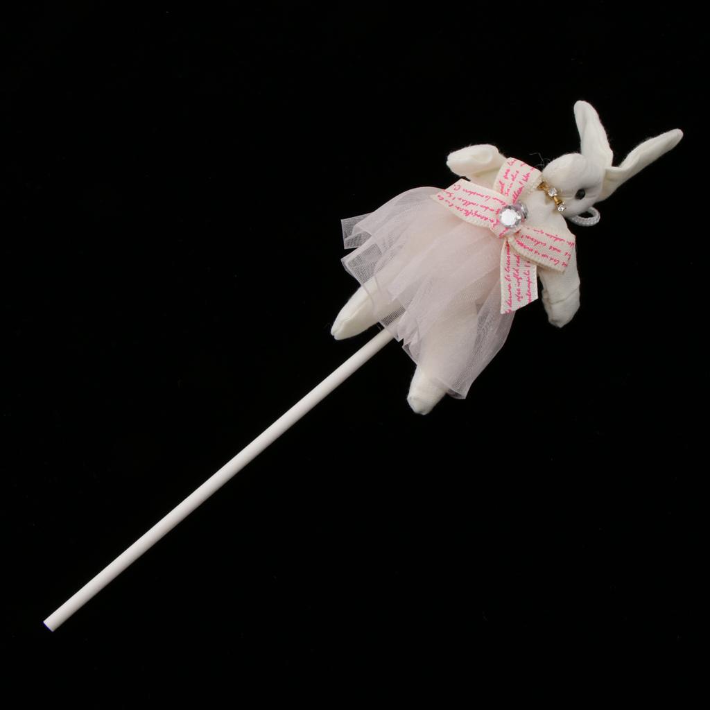 Bunny Shape Cake Topper Insert Sticks Wedding Party Cake Decoration