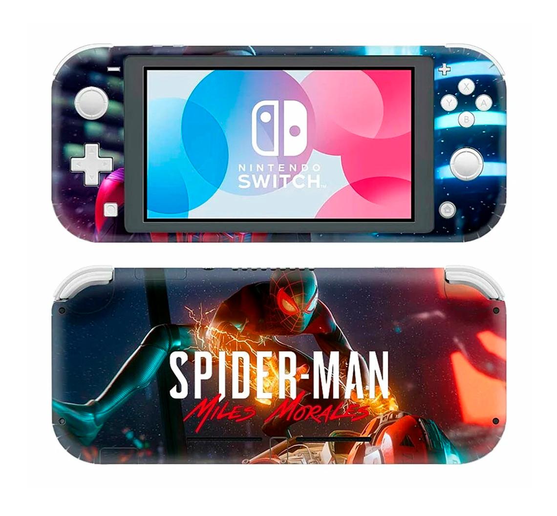 Skin decal dán Nintendo Switch Lite mẫu Spiderman (dễ dán, đã cắt sẵn)