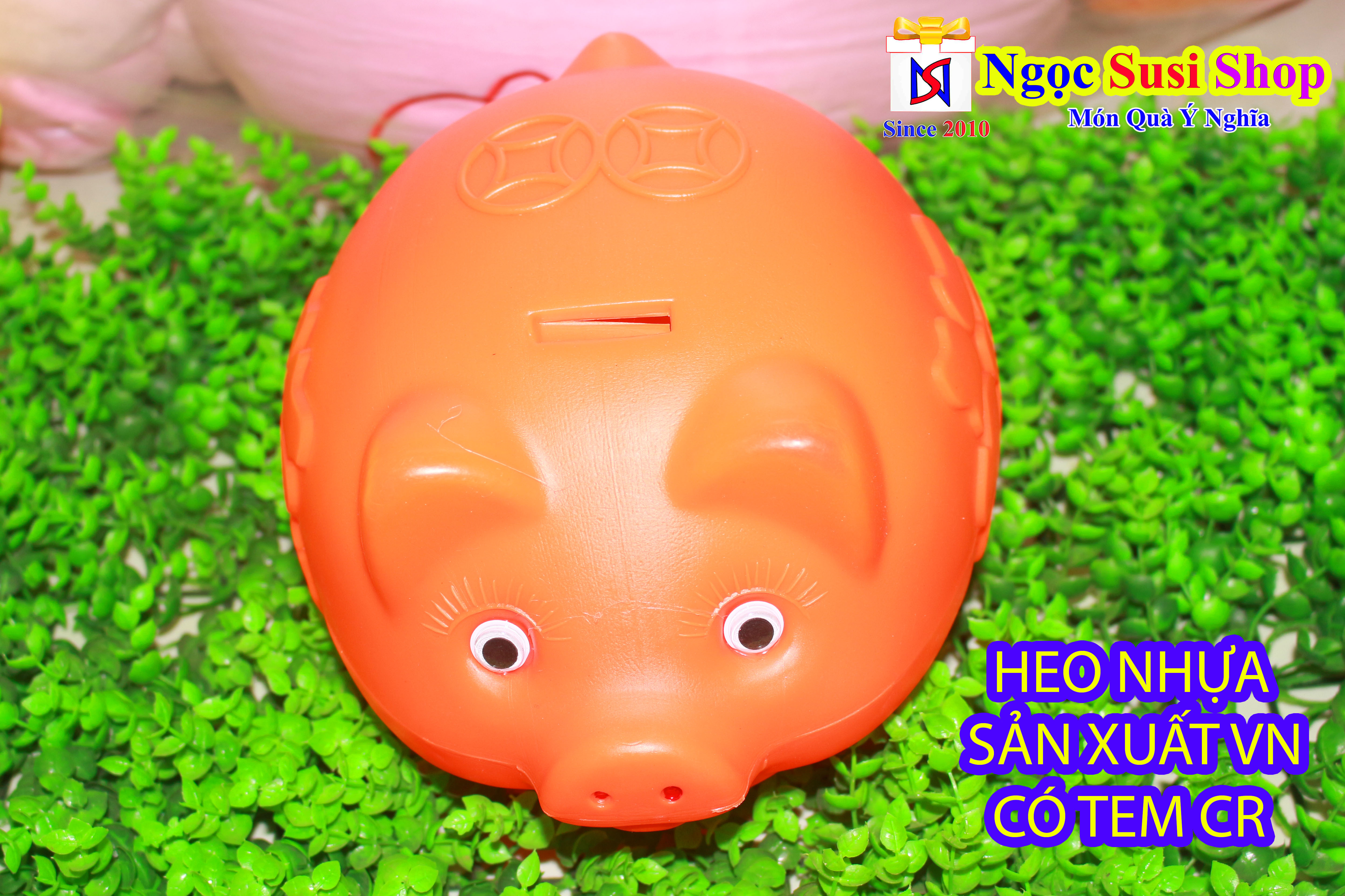 HEO NHỰA  TIẾT KIỆM BỎ ỐNG SIÊU BỀN NHIỀU MÀU