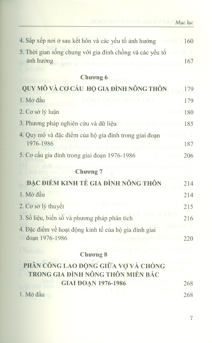 HÔN NHÂN VÀ GIA ĐÌNH Nông Thôn Đồng Bằng Bắc Bộ Giai Đoạn 1976 - 1986 (Sách chuyên khảo)