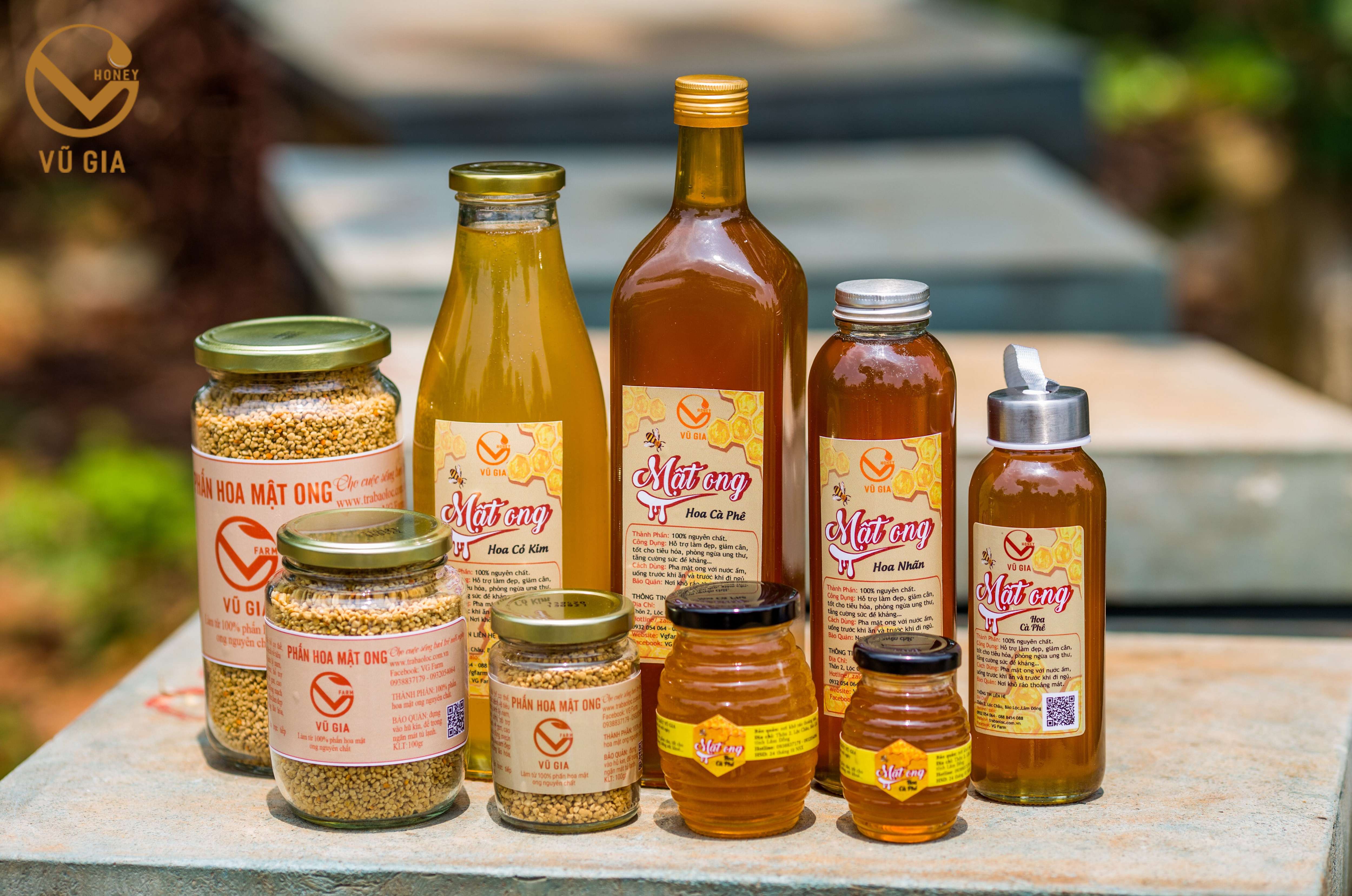 Mật Ong Hoa Nhãn Nguyên Chất VG Honey - Tăng cường cải thiện sức đề kháng, hỗ trợ dạ dày tiêu hóa hiệu quả