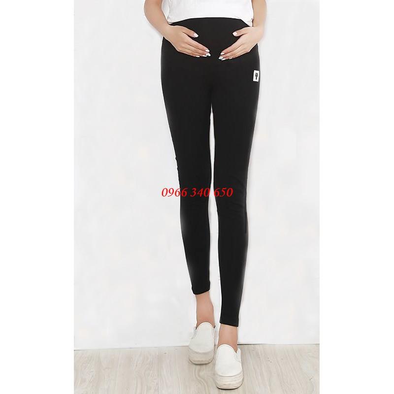 Quần legging bầu lót lông đẹp chất lượng