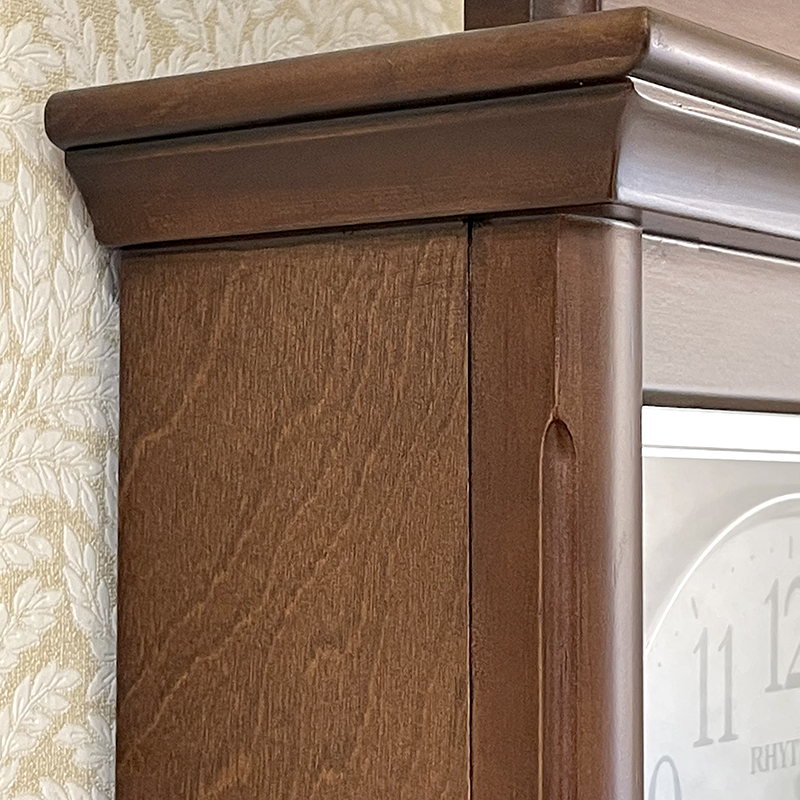 Đồng hồ Rhythm CMJ590NR06, 28.0×78.0x12.2cm. Vỏ gỗ. Dùng Pin.