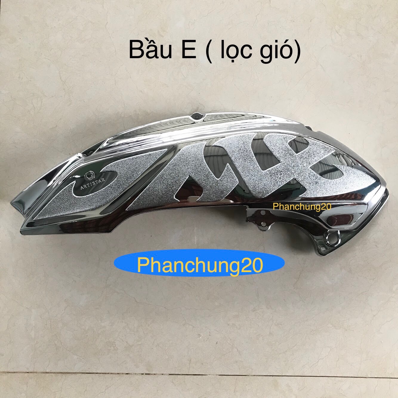 ỐP BẦU E DÙNG CHO ĐỜI XE NVX 2021 2022 2023 2024 - V2 CROM