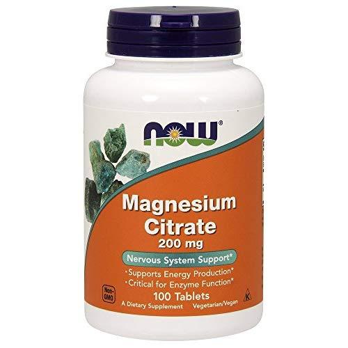 Viên Uống Now Bổ Sung Magnesium Citrate 200mg