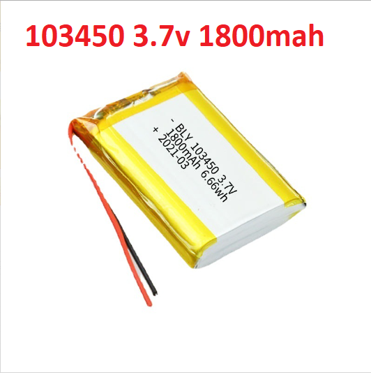 Pin Sạc Polymer 3.7V 2000mah 103450 Cho tai nghe Mp3 MP4 MP5 GPS PSP Bluetooth