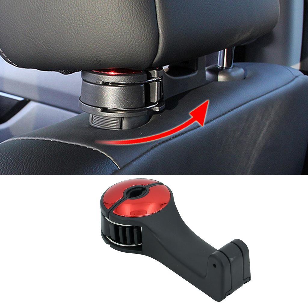 Car Seat Back Hook with Phone Holder mount and storage Purse
