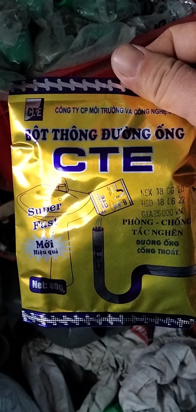 bột thông cống cte