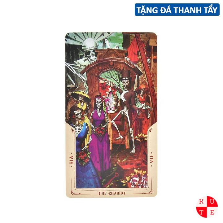 Bài Tarot Santa Muerte Tarot 78 Lá Bài Tặng File Tiếng Anh Và Đá Thanh Tẩy