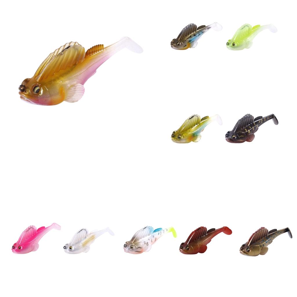 Soft Lead Fishing Lures Sinking Swimbaits T Tail Casting Lures