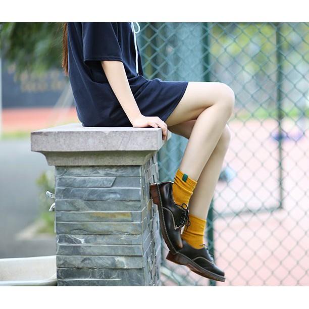 Tất len Hàn Quốc cổ cao