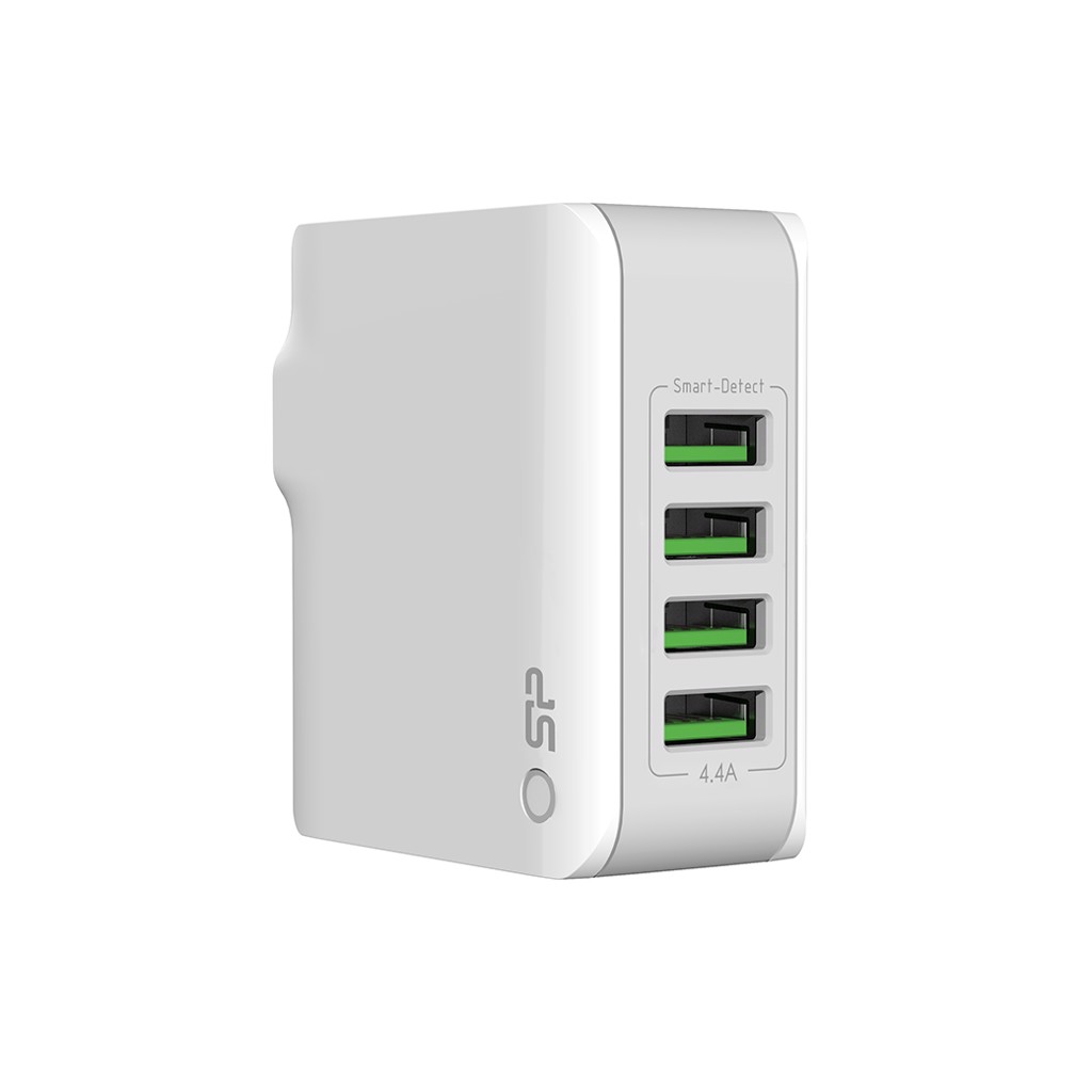 Cóc sạc boost charger WC104PG 4 cổng USB Silicon Power – Hàng Chính Hãng