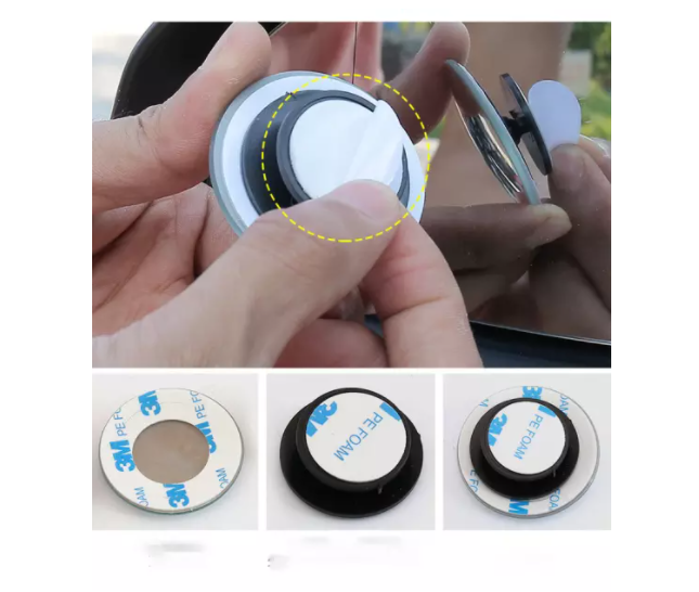 Gương cầu lồi ô tô kính hậu xoay 360