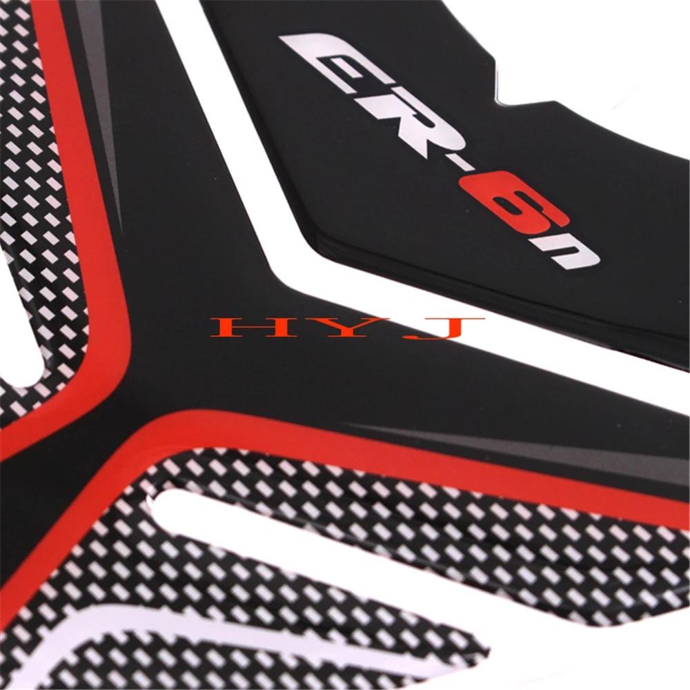 Sticker 3D Dán Bình Xăng Xe Mô Tô Kawasaki ER6N ER-6N Bằng Sợi Carbon