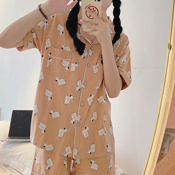 Bộ ngủ pijama chú ngựa cute vải cotton