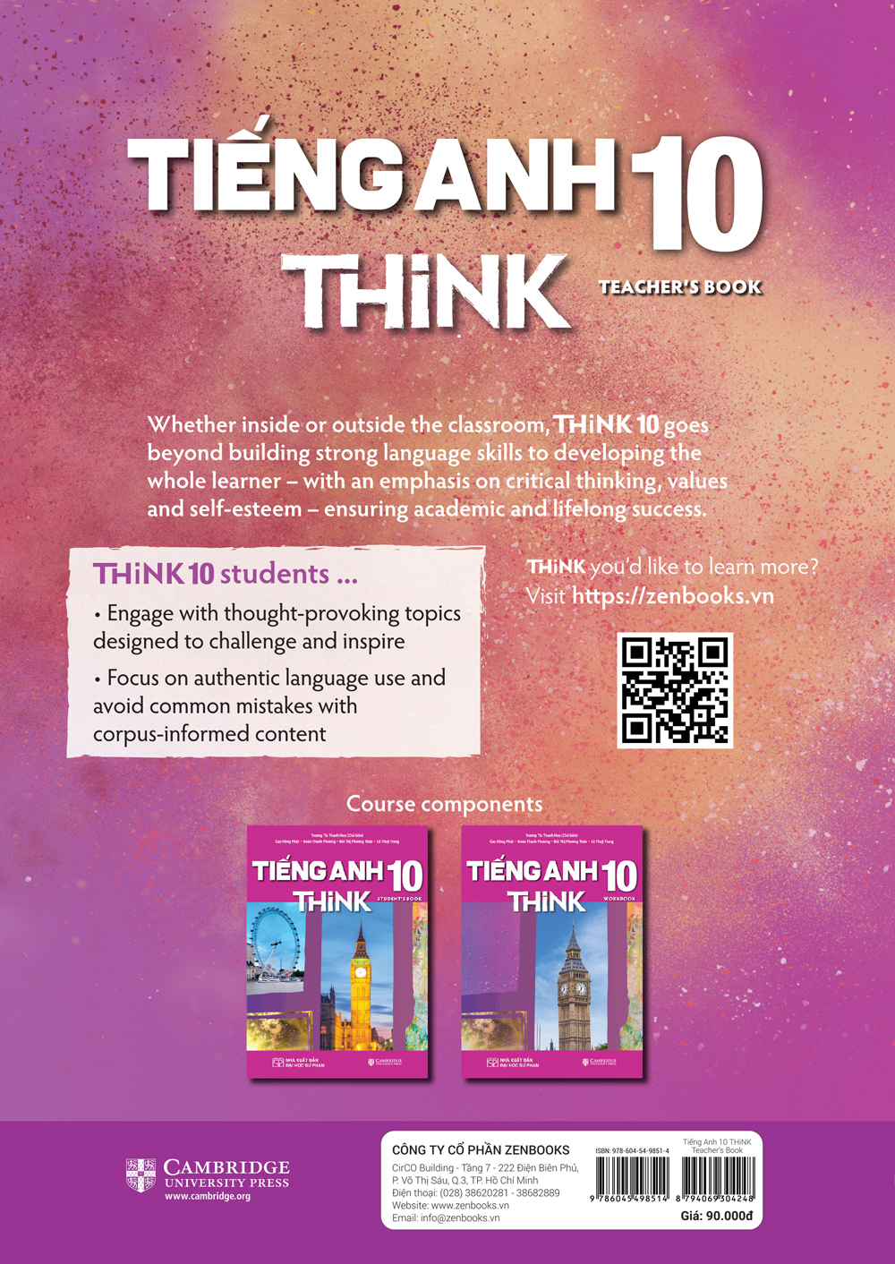Sách Giáo Khoa Tiếng Anh Think 10