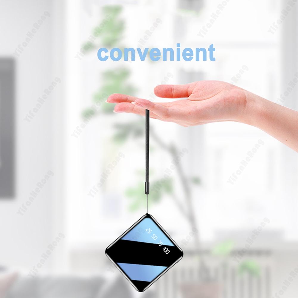 18650 Power Bank Sạc nhanh Powerbank Bộ sạc pin di động PowerBank cho iPhone Hộp lưu trữ pin mini Xiaomi 4IN1 Màu sắc: Đỏ