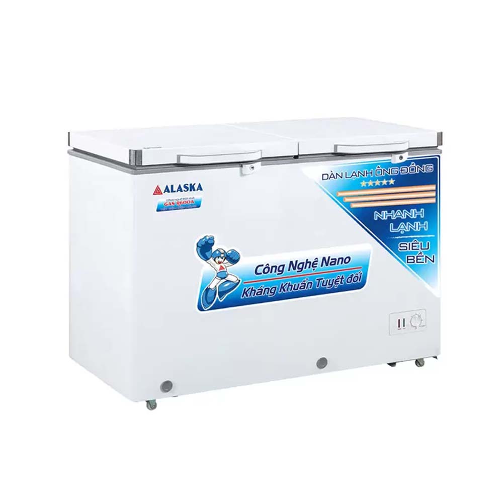 Tủ đông mát Alaska Inverter 350/221 lít BCD-3568CI - Hàng chính hãng